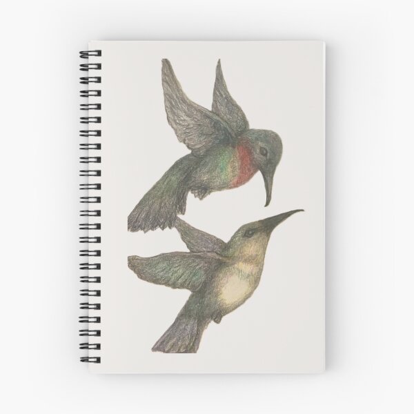 Item preview, Ruby Throated Hummingbird Romance  designed and sold by OdomArt.