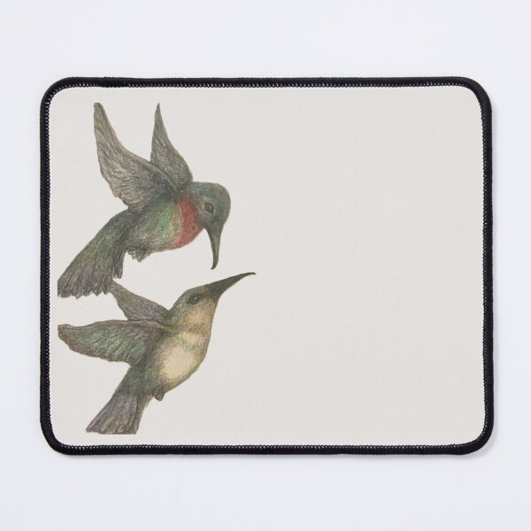 Item preview, Ruby Throated Hummingbird Romance designed and sold by OdomArt.