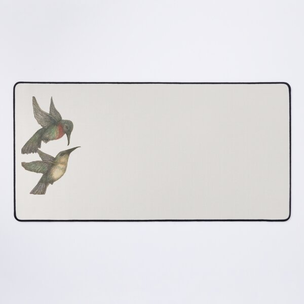 Item preview, Ruby Throated Hummingbird Romance designed and sold by OdomArt.