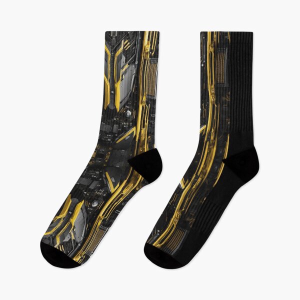 Item preview, Cybernetics - Black and Yellow - 04 designed and sold by Mystic-Images.