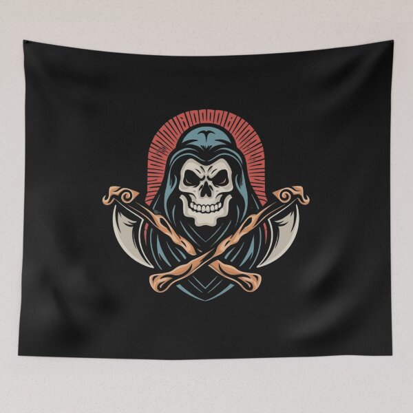 Item preview, American Traditional Grim Reaper designed and sold by Goku Creations.
