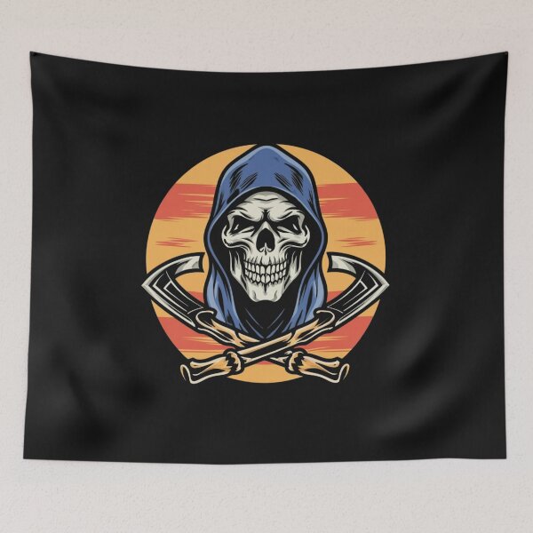 Item preview, American Traditional Grim Reaper designed and sold by Goku Creations.