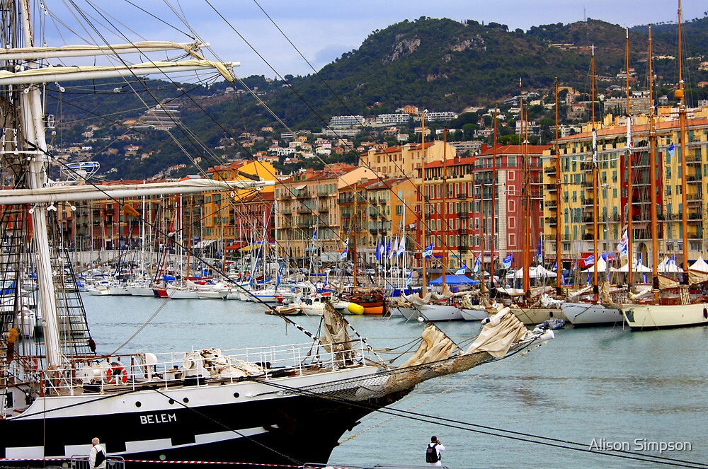 "Sailing in the South of France" by Alison Simpson Redbubble