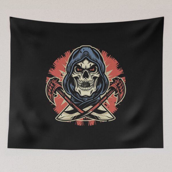 Item preview, American Traditional Grim Reaper designed and sold by Goku Creations.