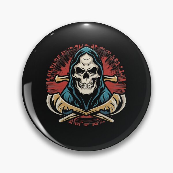 Item preview, American Traditional Grim Reaper Tattoo designed and sold by Goku Creations.