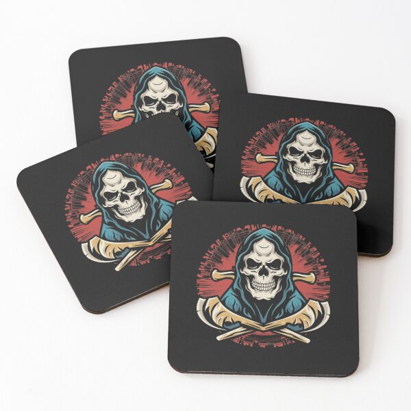 Item preview, American Traditional Grim Reaper Tattoo designed and sold by Goku Creations.