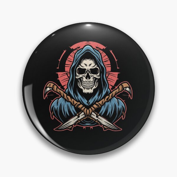Item preview, American Traditional Grim Reaper Tattoo designed and sold by Goku Creations.