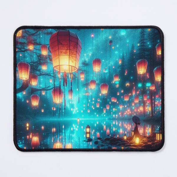Item preview, Wish Lanterns for Love - www.fineaiart.art designed and sold by WhimsyHeartCrafts - TonnyFroyen.com.