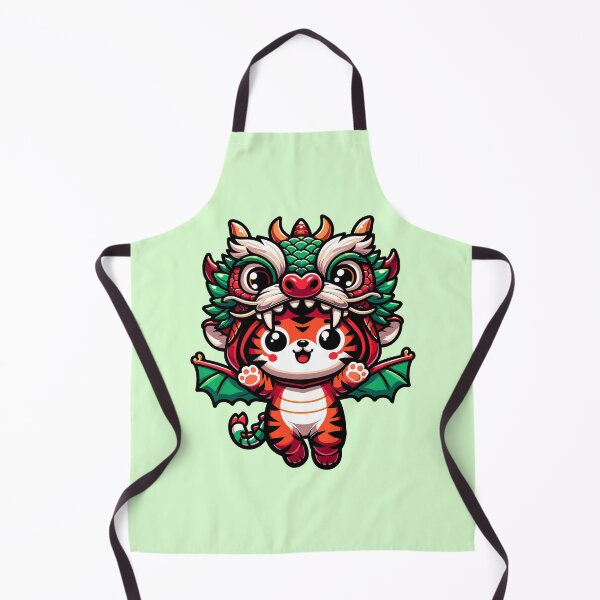 Item preview, Cute Tiger in Dragon Costume Suit Flying in the Universe designed and sold by merchloh128.