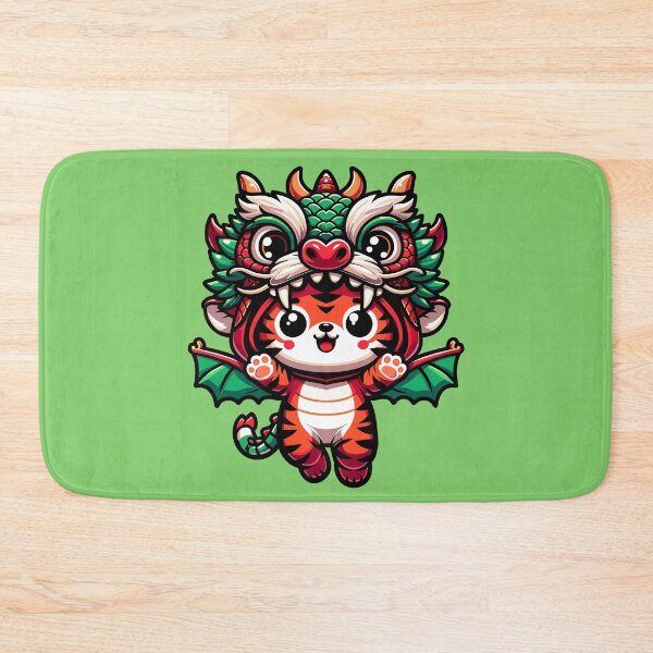 Item preview, Cute Tiger in Dragon Costume Suit Flying in the Universe designed and sold by merchloh128.