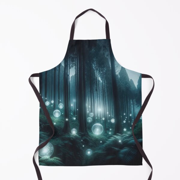 Item preview, Enchanted Night: Mystical Orbs in the Forest designed and sold by FIYARO.