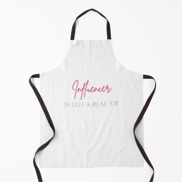 Item preview, Influencer is not a real job (pink) designed and sold by ProjectLui.