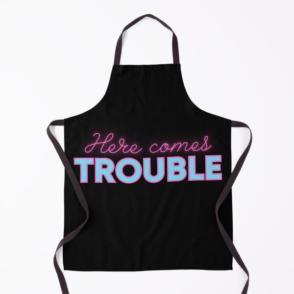 Item preview, HERE COMES TROUBLE designed and sold by BootsNCatsStore.