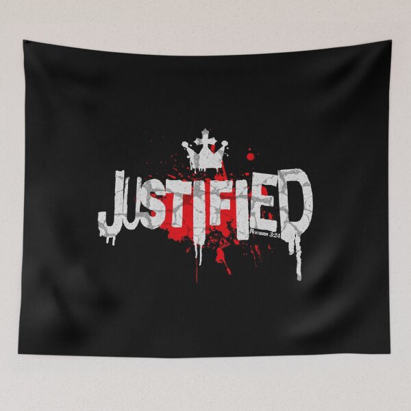 Item preview, JUSTIFIED Romans 3_24 Christian Faith and Bible Based designed and sold by choilacaf.