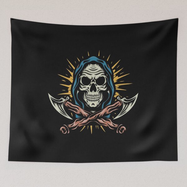 Item preview, American Traditional Grim Reaper Tattoo designed and sold by Goku Creations.