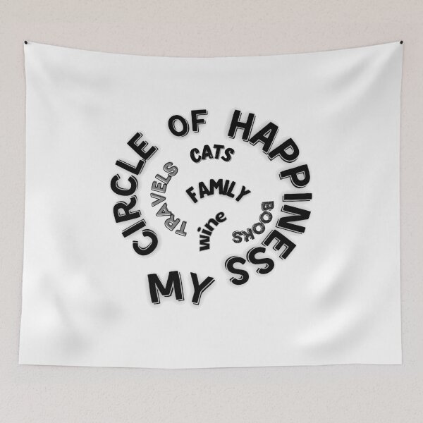 Item preview, My circle of happiness it's a great T-shirt idea for everybody who like to share important things in life. designed and sold by Magrosa.