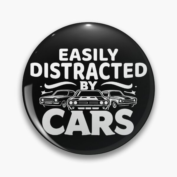 Item preview, Funny Auto Quotes- Easily Distracted by Cars designed and sold by teedory.