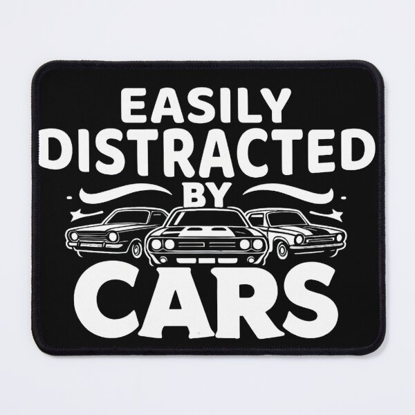 Item preview, Funny Auto Quotes- Easily Distracted by Cars designed and sold by teedory.