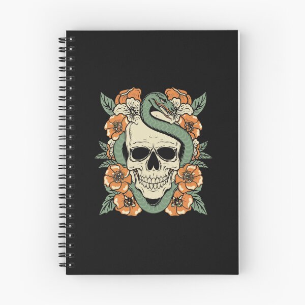Item preview, American Traditional Skull and Serpent Tattoo designed and sold by Goku Creations.