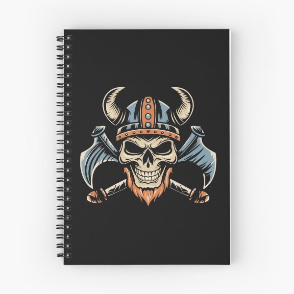 Item preview, American Traditional Vikings Skeleton Tattoo designed and sold by Goku Creations.