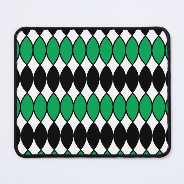 Item preview, Black Green Abstract Pattern designed and sold by Nisha Prabhu.