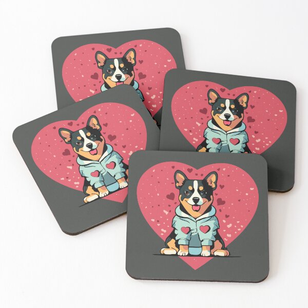 Item preview, Aussie Cattle Dog Love on V-Day designed and sold by VoyteksDesigns.