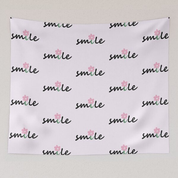 Item preview, lettering smile, daisy,flower, oil painting designed and sold by zzzozzo.