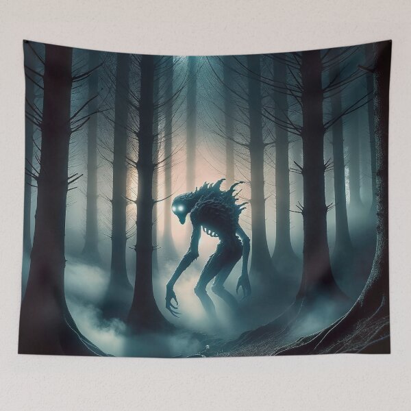 Item preview, Whispers of the Unknown: Mystical Creature in the Shadows designed and sold by FIYARO.