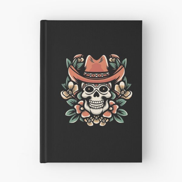 Item preview, American Traditional Cowboy Skull Tattoo designed and sold by Goku Creations.