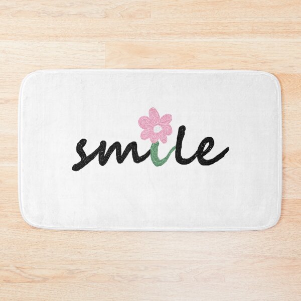 Item preview, lettering smile, daisy,flower, oil painting designed and sold by zzzozzo.