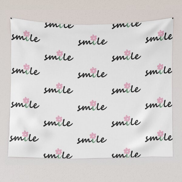 Item preview, lettering smile, daisy,flower, oil painting designed and sold by zzzozzo.