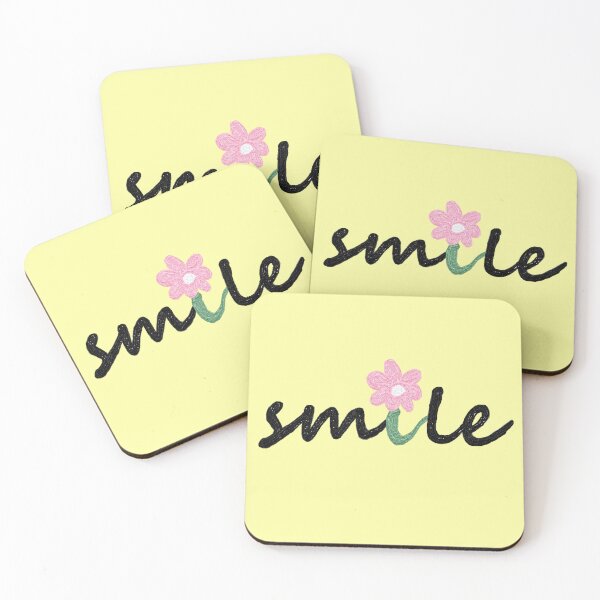 Item preview, lettering smile, daisy,flower, oil painting designed and sold by zzzozzo.