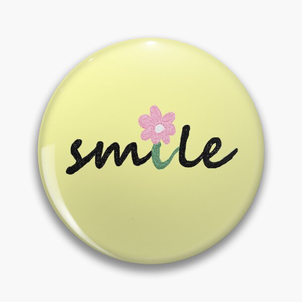 Item preview, lettering smile, daisy,flower, oil painting designed and sold by zzzozzo.