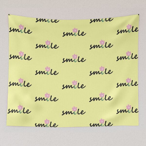 Item preview, lettering smile, daisy,flower, oil painting designed and sold by zzzozzo.