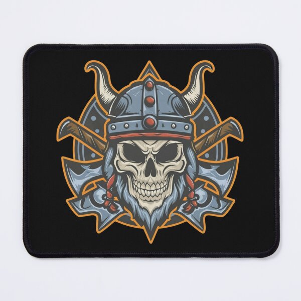 Item preview, American Traditional Vikings Skeleton Tattoo designed and sold by Goku Creations.