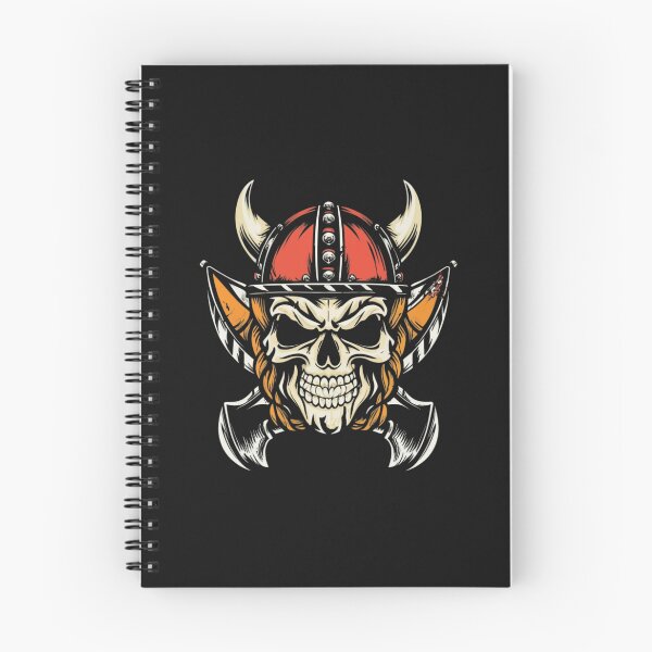 Item preview, American Traditional Vikings Skeleton Tattoo designed and sold by Goku Creations.