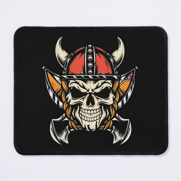 Item preview, American Traditional Vikings Skeleton Tattoo designed and sold by Goku Creations.