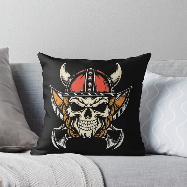 Item preview, American Traditional Vikings Skeleton Tattoo designed and sold by Goku Creations.