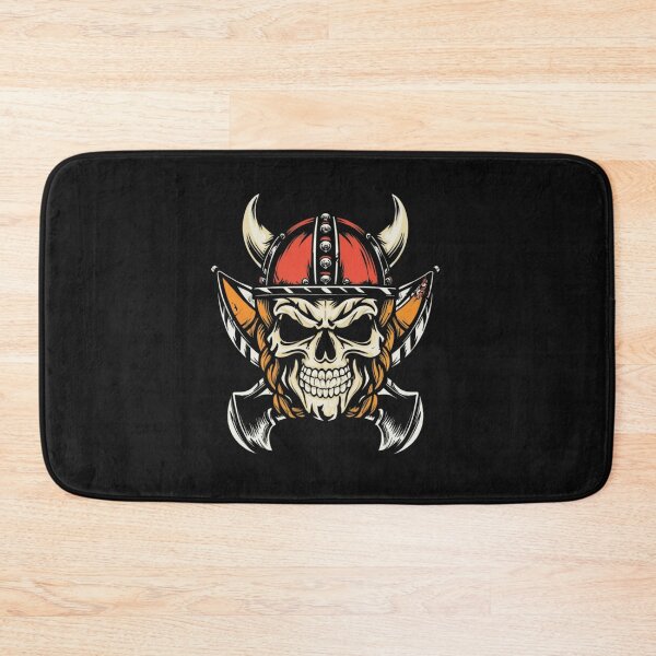 Item preview, American Traditional Vikings Skeleton Tattoo designed and sold by Goku Creations.
