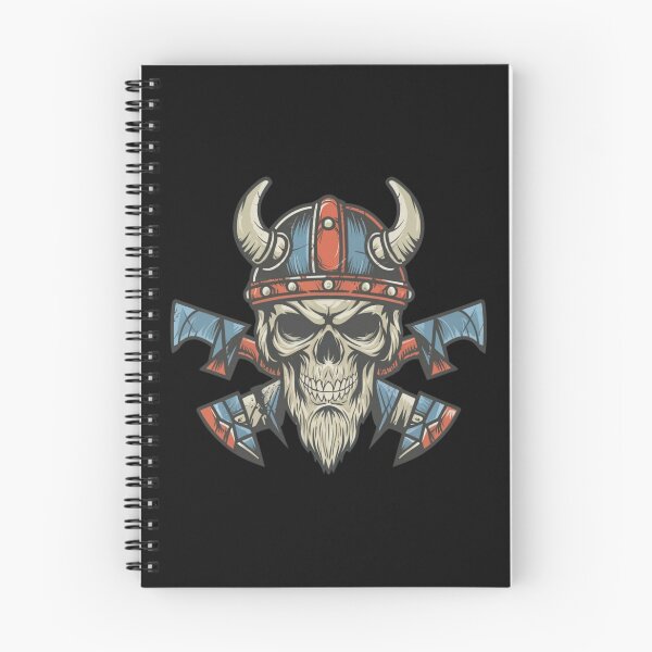 Item preview, American Traditional Vikings Skeleton Tattoo designed and sold by Goku Creations.