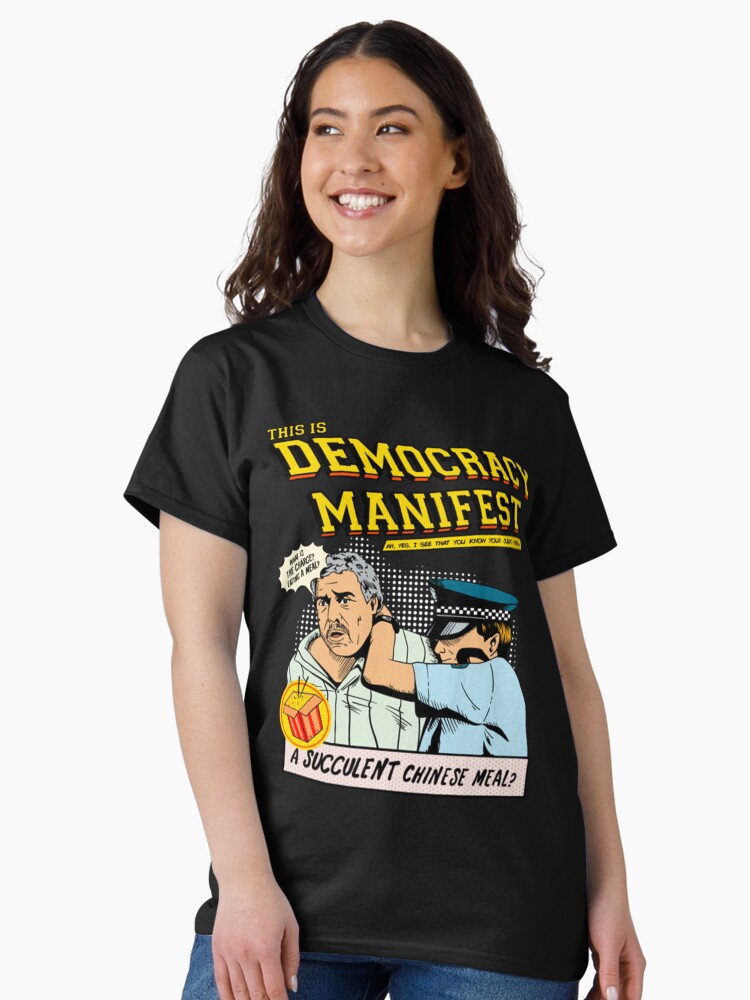 Thumbnail 2 von 7, Classic T-Shirt, Dies ist das Demokratiemanifest - Demokratiemanifest designt und verkauft von choilacaf.