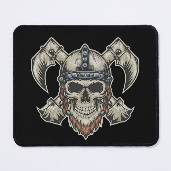 Item preview, American Traditional Vikings Skeleton Tattoo designed and sold by Goku Creations.