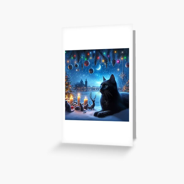 Winter Solstice - www.fineaiart.art Greeting Card