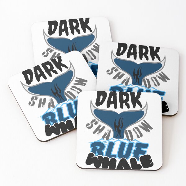 Item preview, dark shadow blue whale designed and sold by darkthings design.