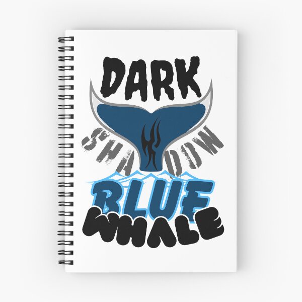 Item preview, dark shadow blue whale designed and sold by darkthings design.