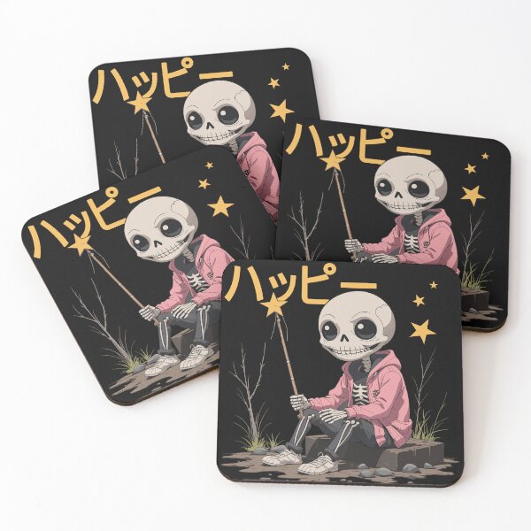 Item preview, Preppy Skeleton Lonely Happy designed and sold by euGeneral.