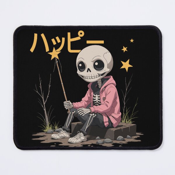 Item preview, Preppy Skeleton Lonely Happy designed and sold by euGeneral.