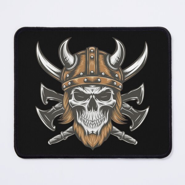 Item preview, American Traditional Vikings Skeleton Tattoo designed and sold by Goku Creations.