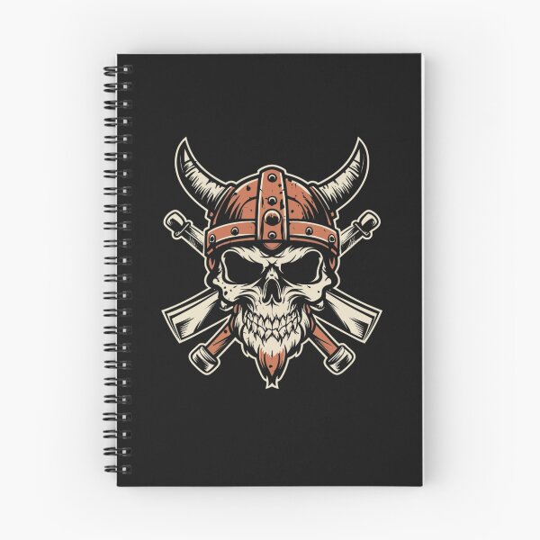Item preview, American Traditional Vikings Skeleton Tattoo designed and sold by Goku Creations.