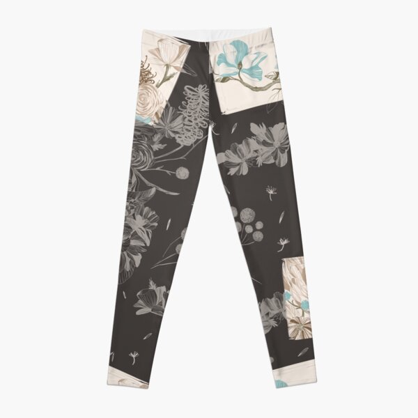 Let's Go Wild Lucy Brown Gold Animal Print Leggings Yoga Pants - Women -  Pineapple Clothing